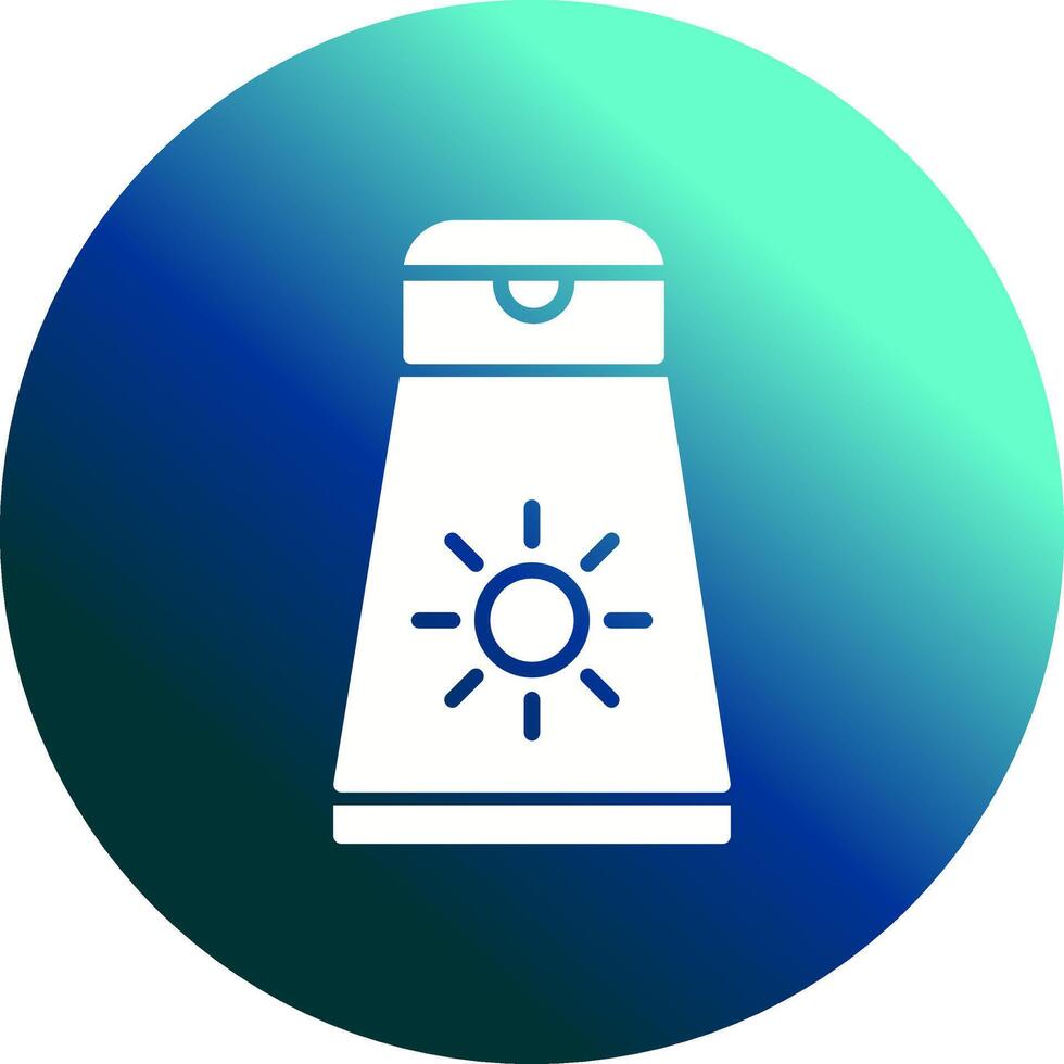 Sun Cream Vector Icon