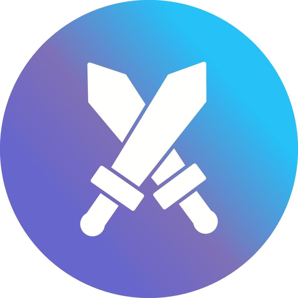 Two Swords Vector Icon