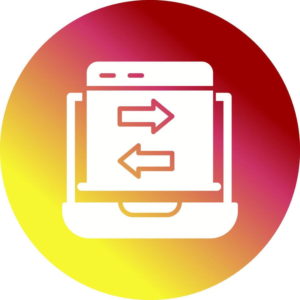 Data Transfer Vector Icon