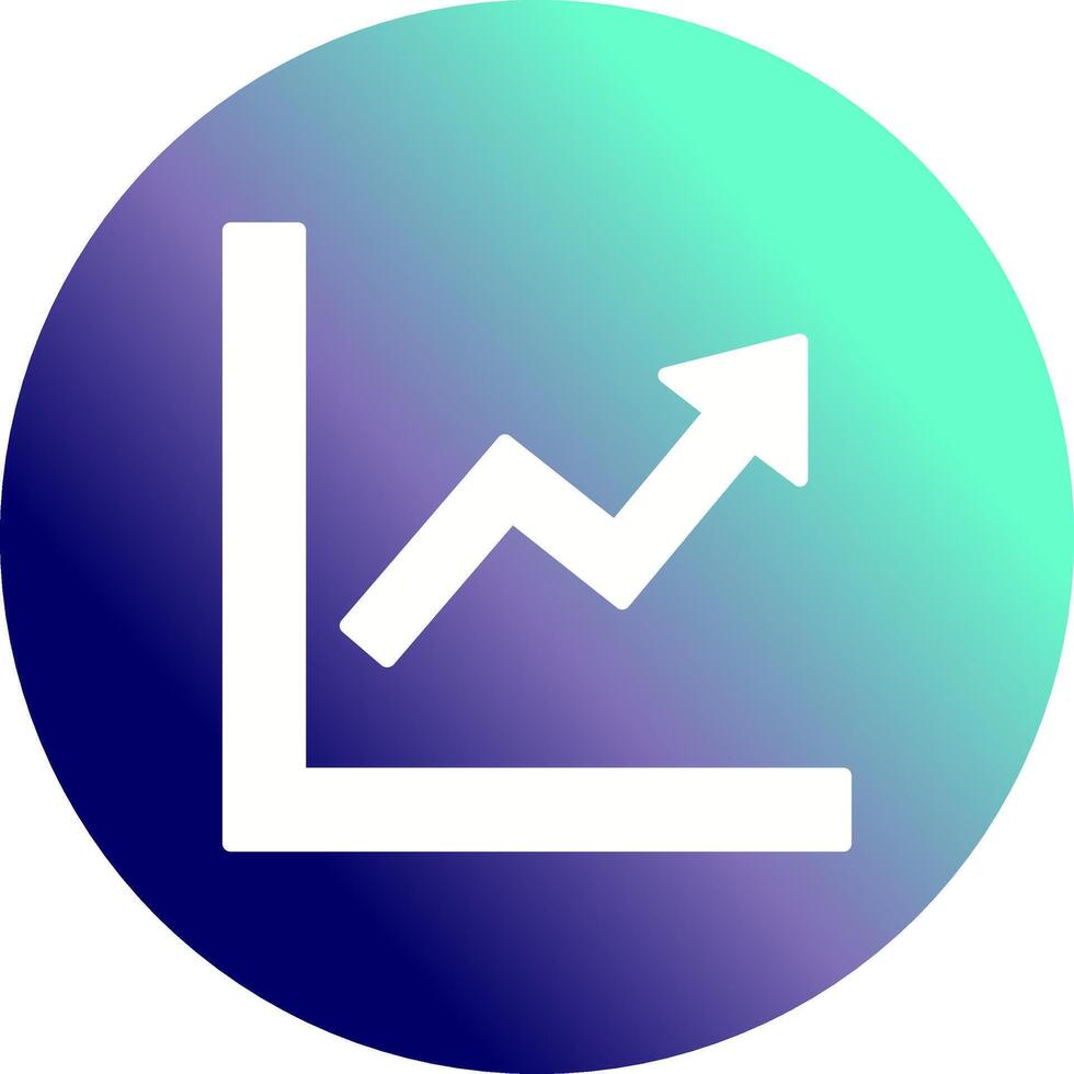 Graph Up Vector Icon