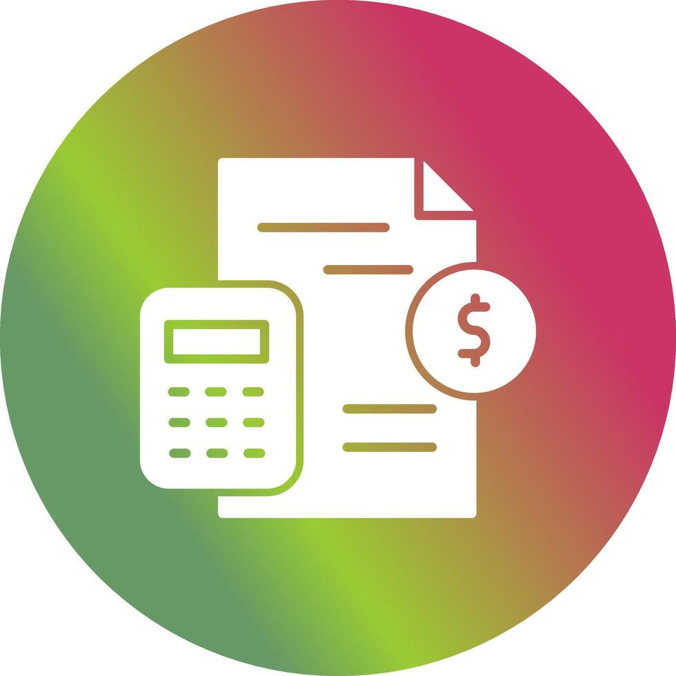 Accounting Vector Icon