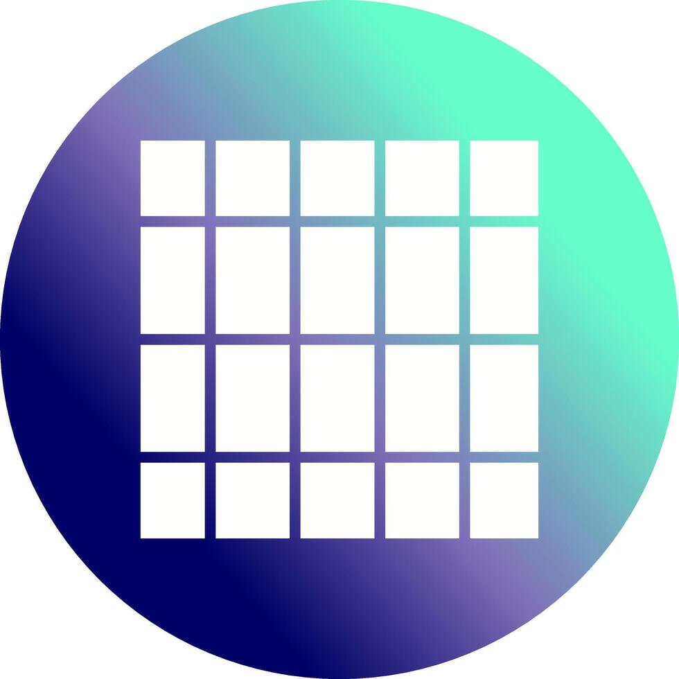 Table of Rates Vector Icon