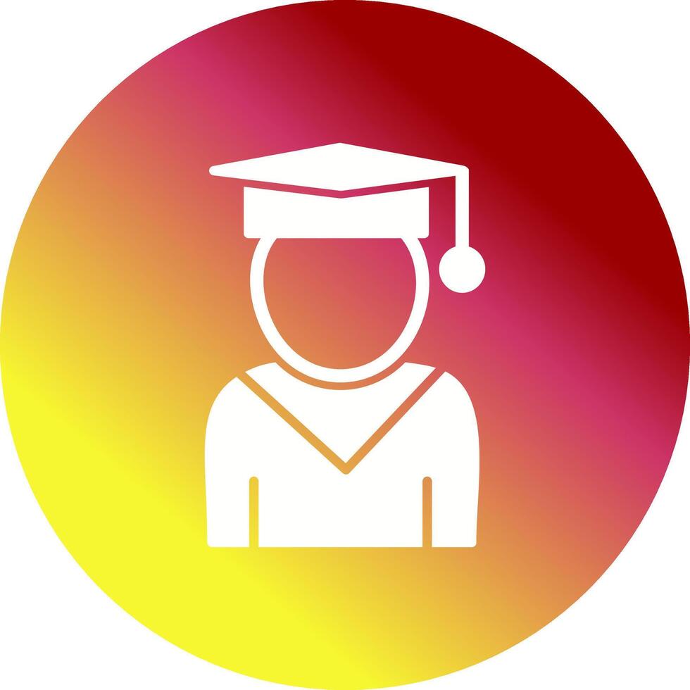 Female Student Vector Icon
