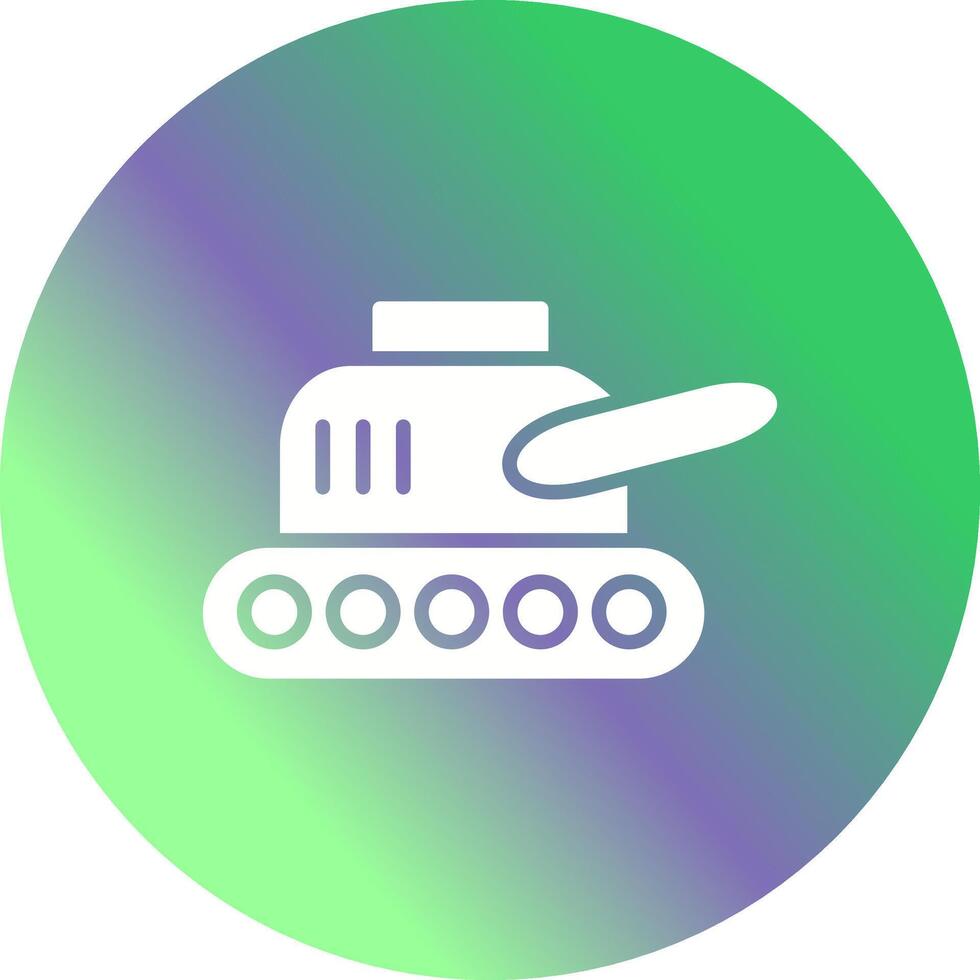 icono de vector de exhibición de tanque