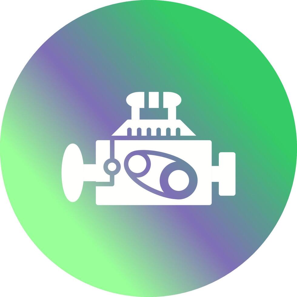 icono de vector de motor