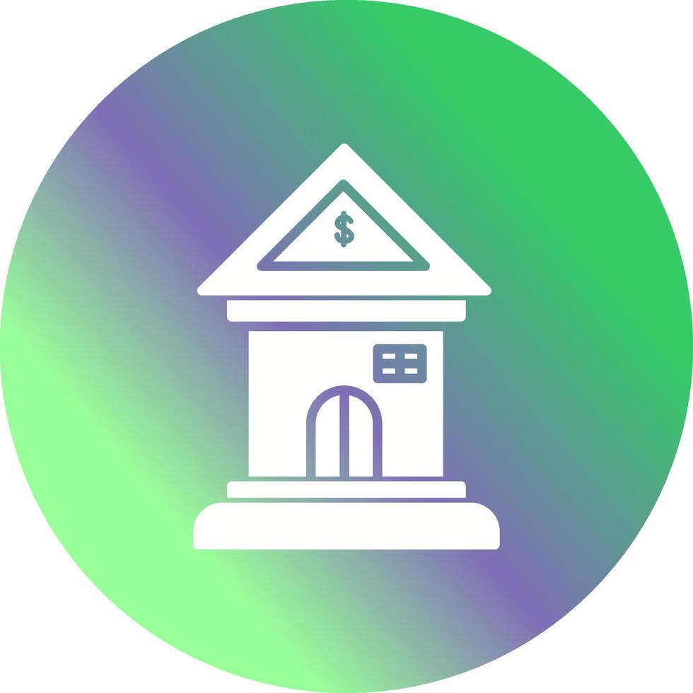 icono de vector de banco