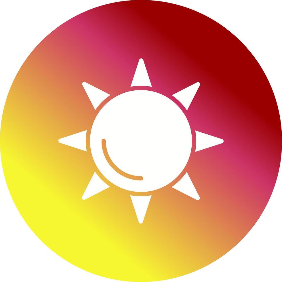 Sun II Vector Icon