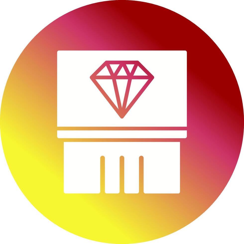 Diamond Exhibit Vector Icon