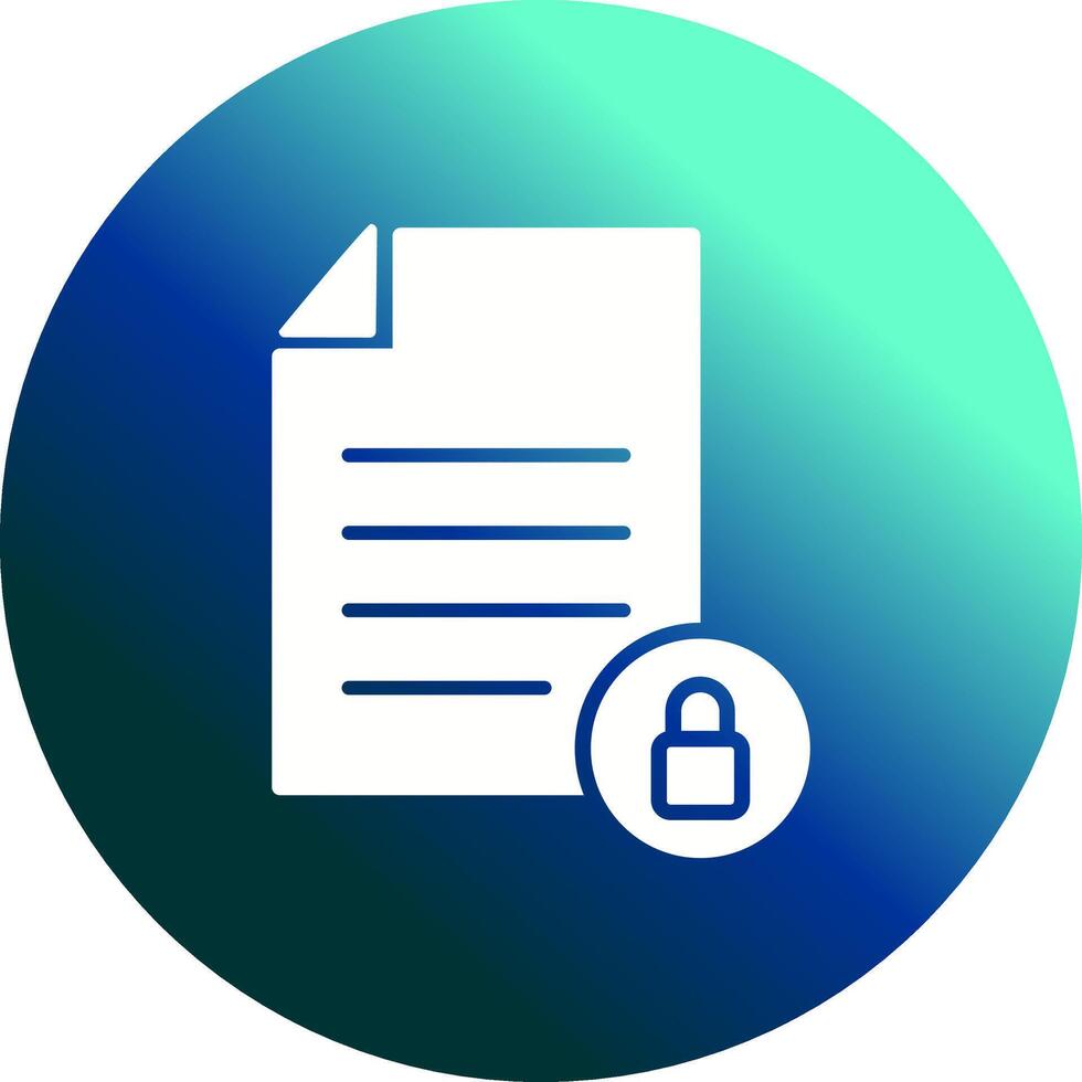 Private Document Vector Icon