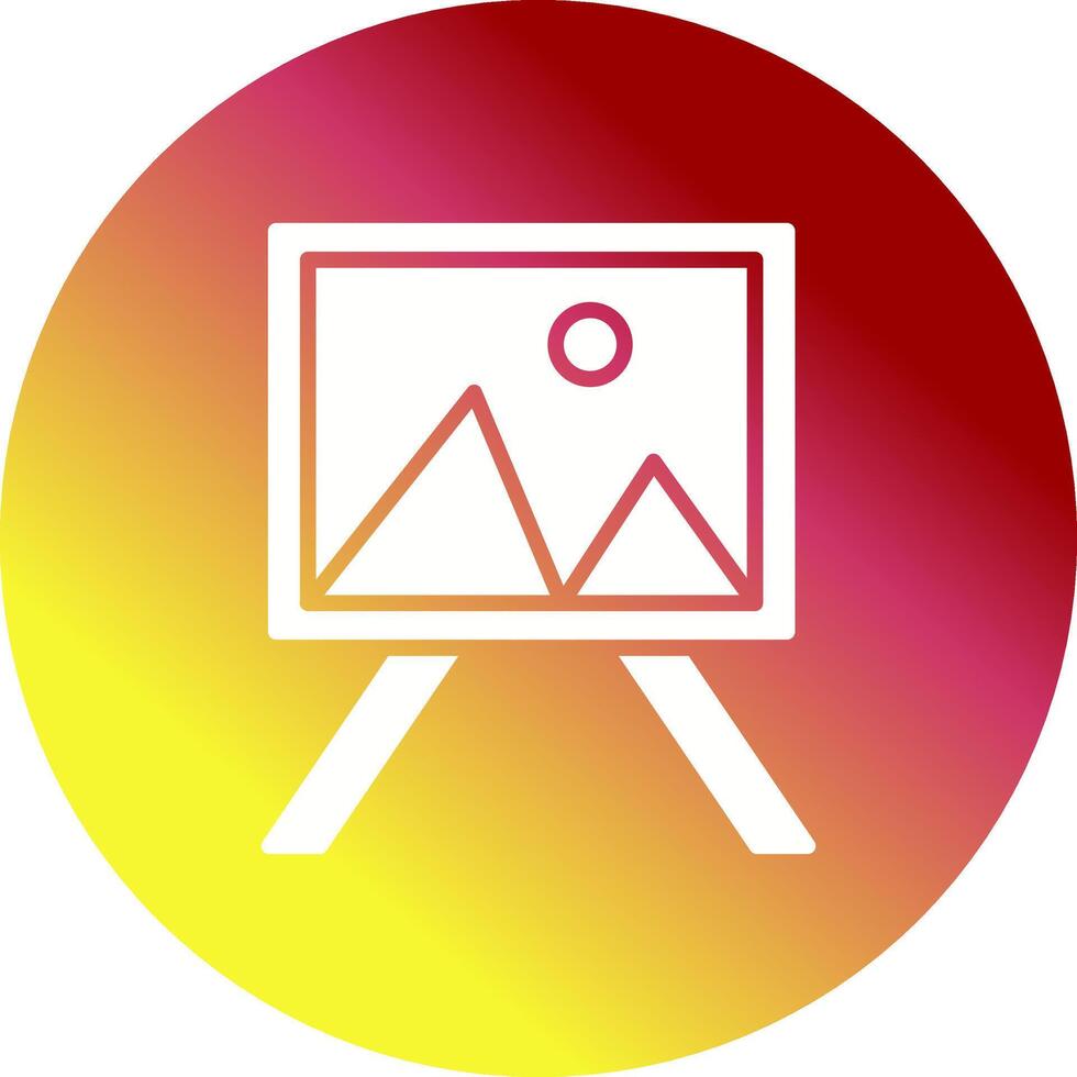 Painting of Canvass Vector Icon