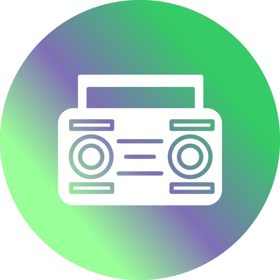 Cassette Player Vector Icon