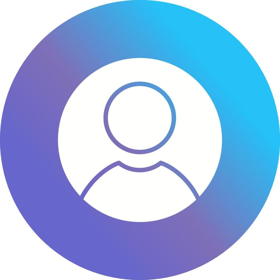 Male Profile Vector Icon