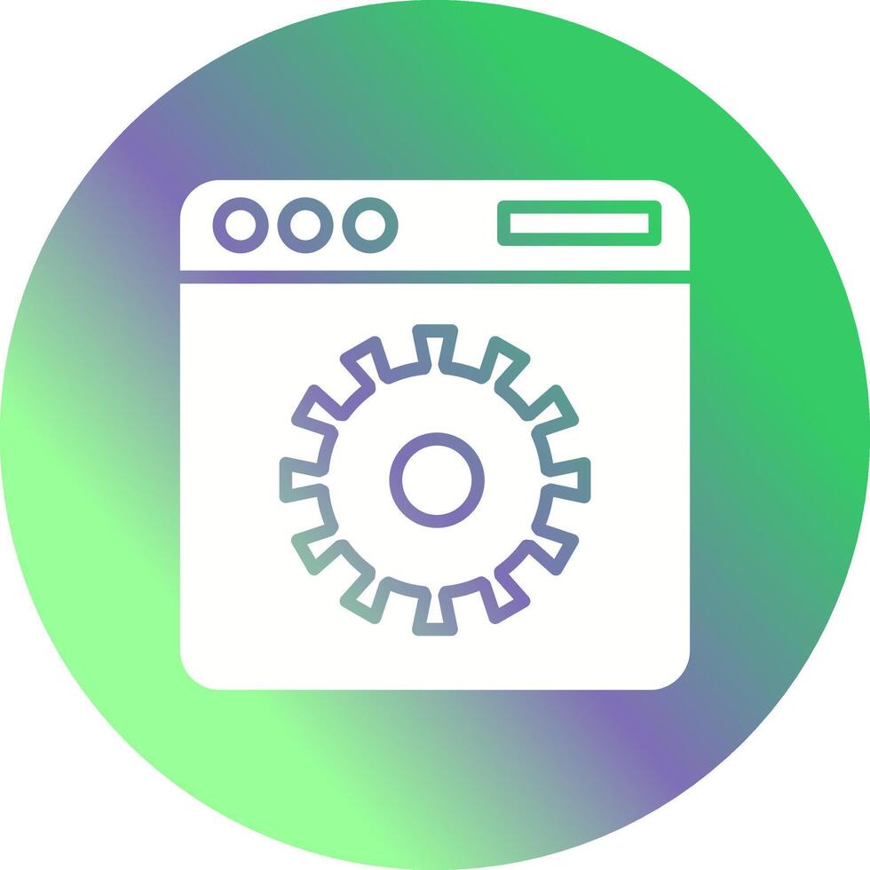 Website Settings Vector Icon