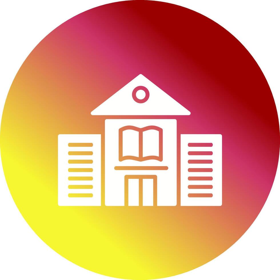 Library Building Vector Icon