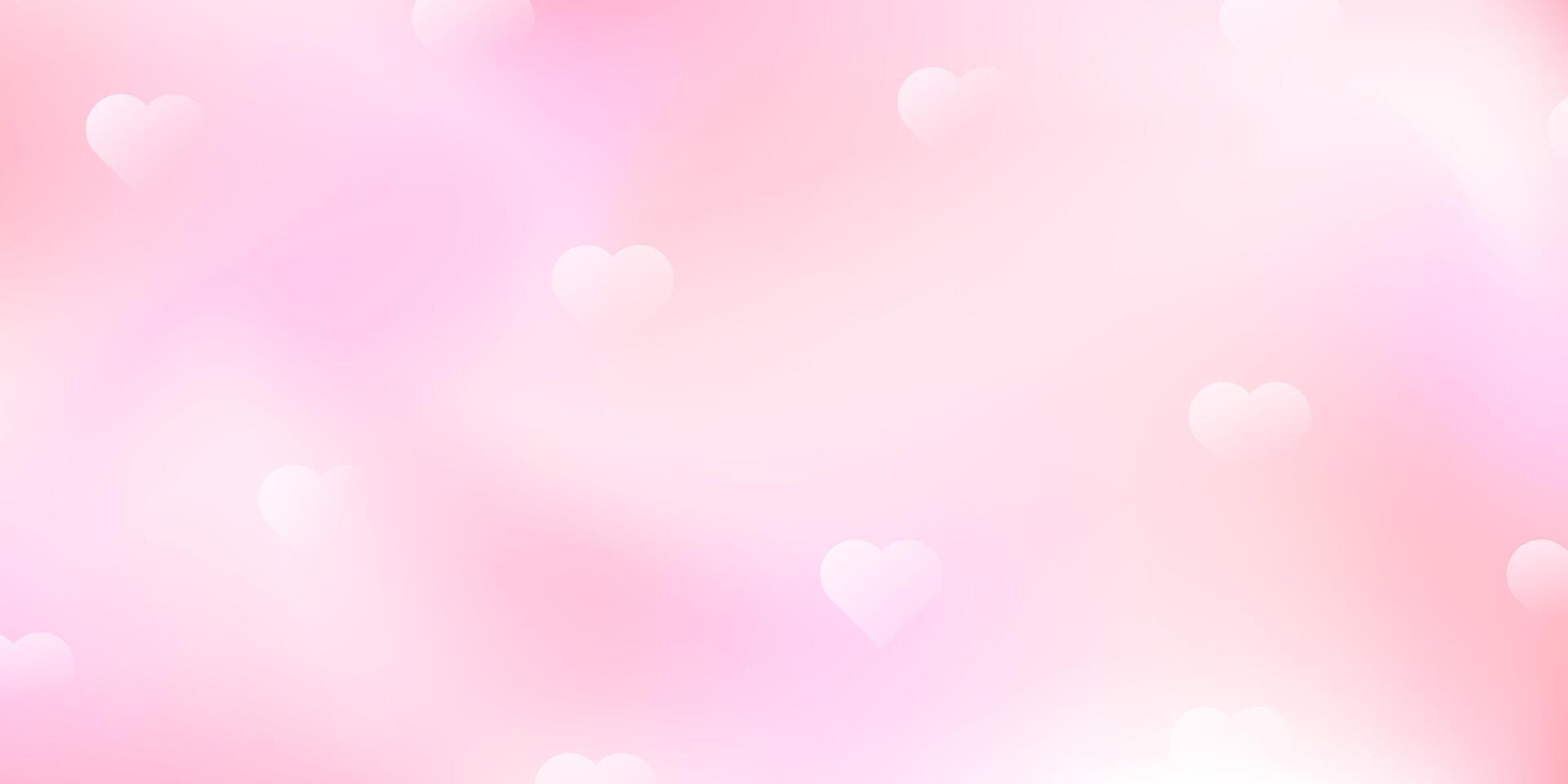 Abstract Pink background. heart background pattern. beautiful pink hearts. love concept For Valentine's Day. for poster, banner, web, icon, mascot, background. Vector illustration.