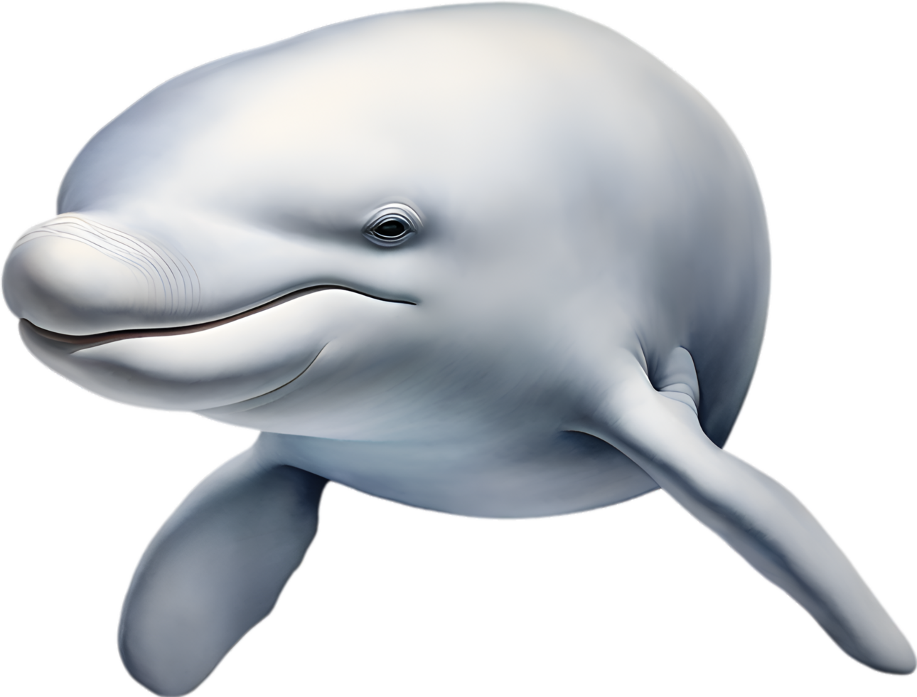 ai generato beluga balena, acquerello pittura di beluga balena png