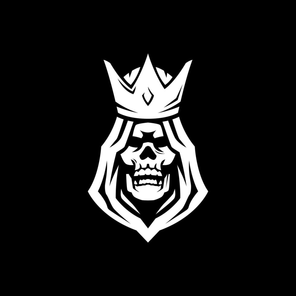 King Skull Logo vector