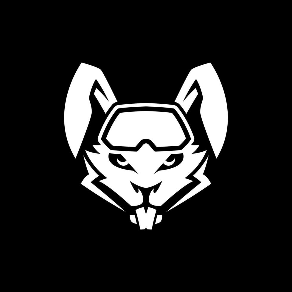 Cool Rabbit Logo vector