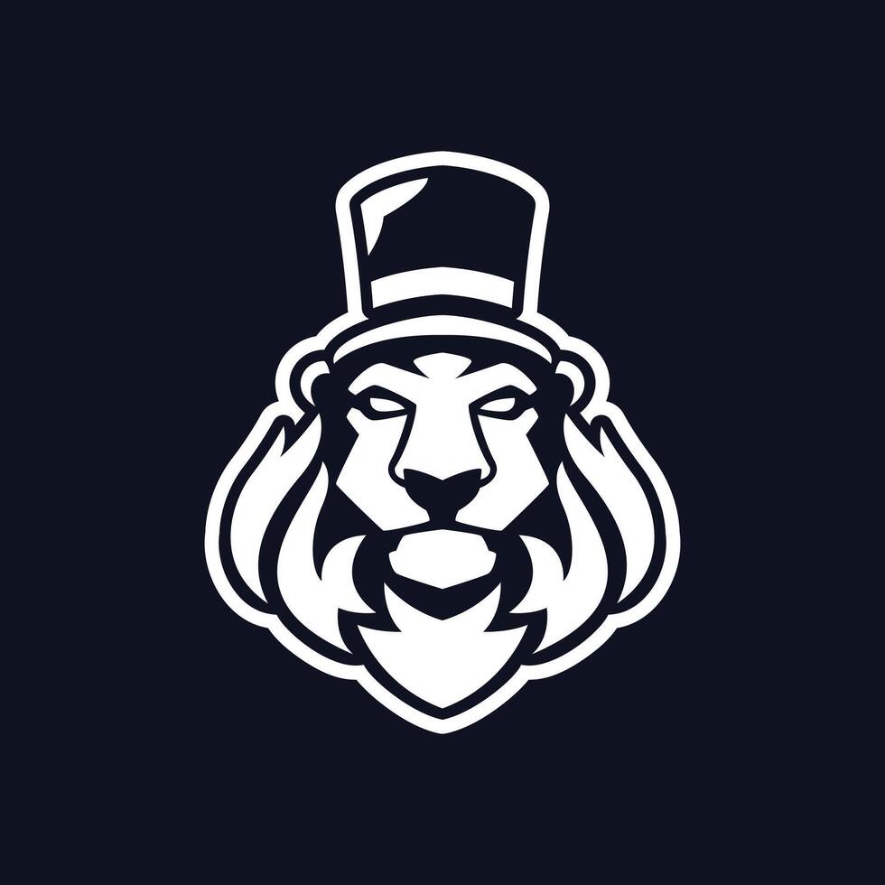 Lion Gentleman Logo vector