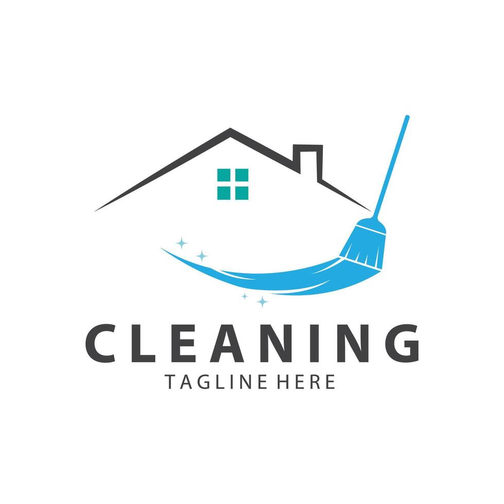 Cleaning logo cleaning house logo cleaning window logo vector design