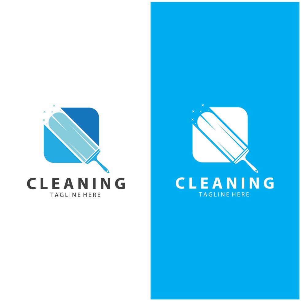 Cleaning logo cleaning house logo cleaning window logo vector design