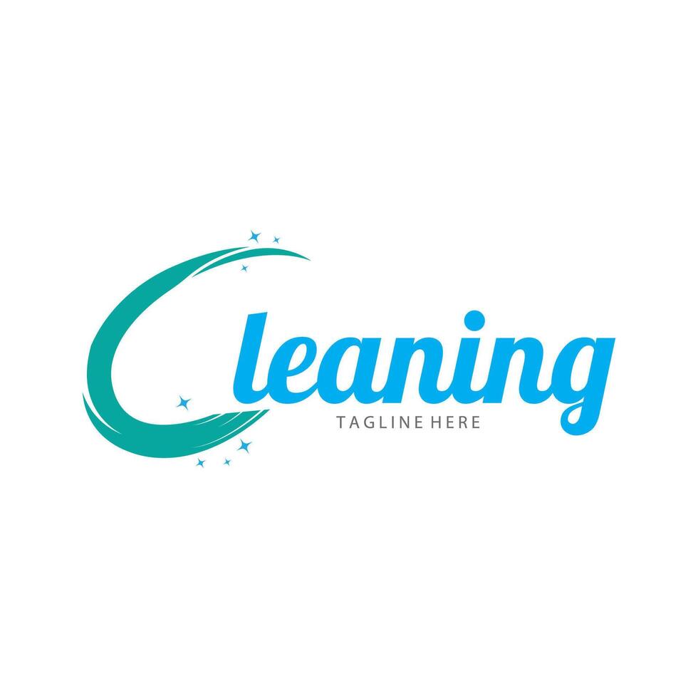 Cleaning logo cleaning house logo cleaning window logo vector design