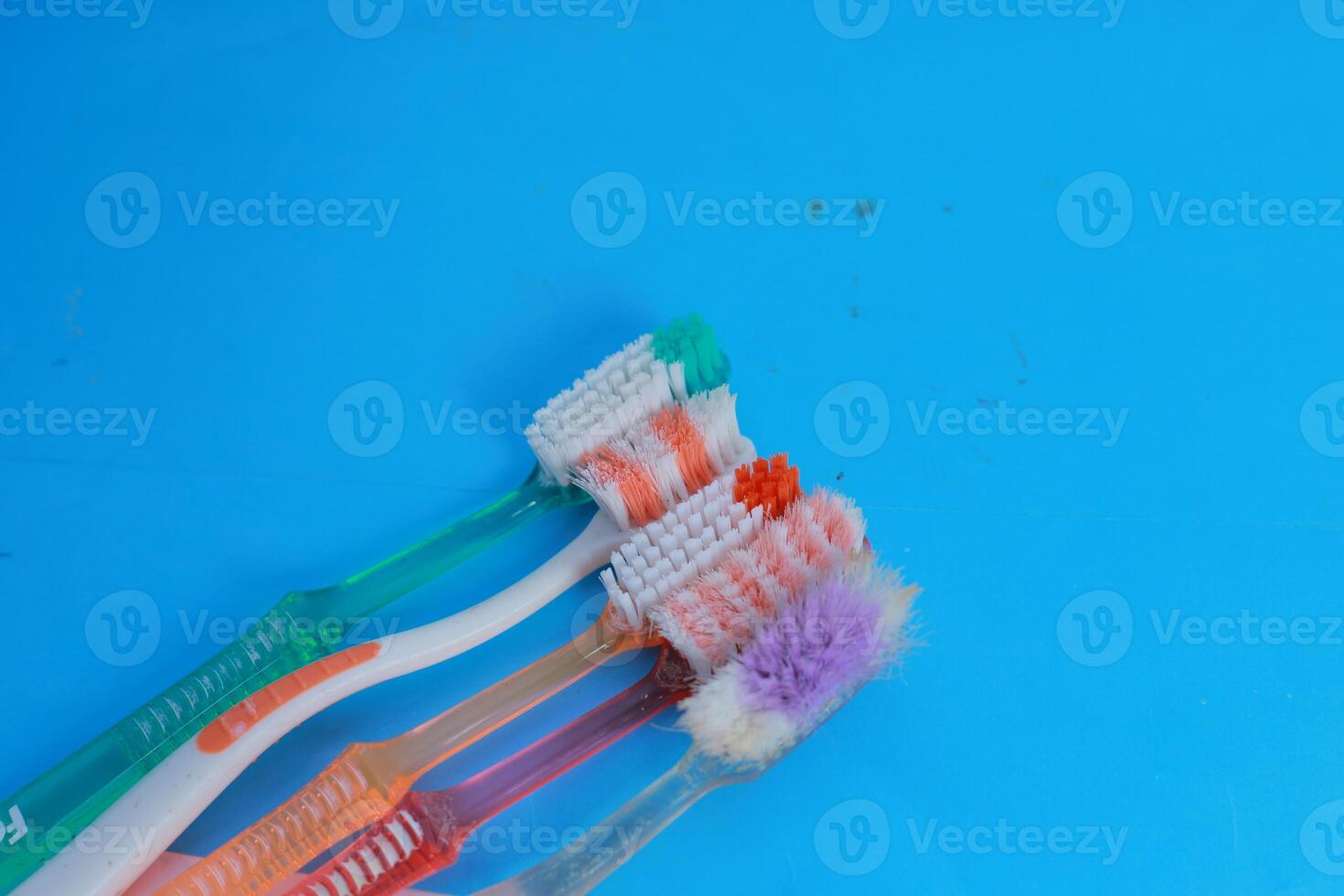 some toothbrushes are starting to break down photo