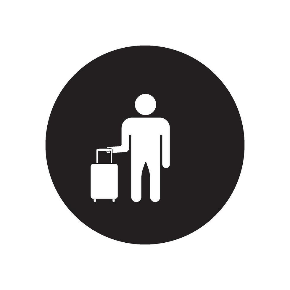 Passenger waiting room icon vector