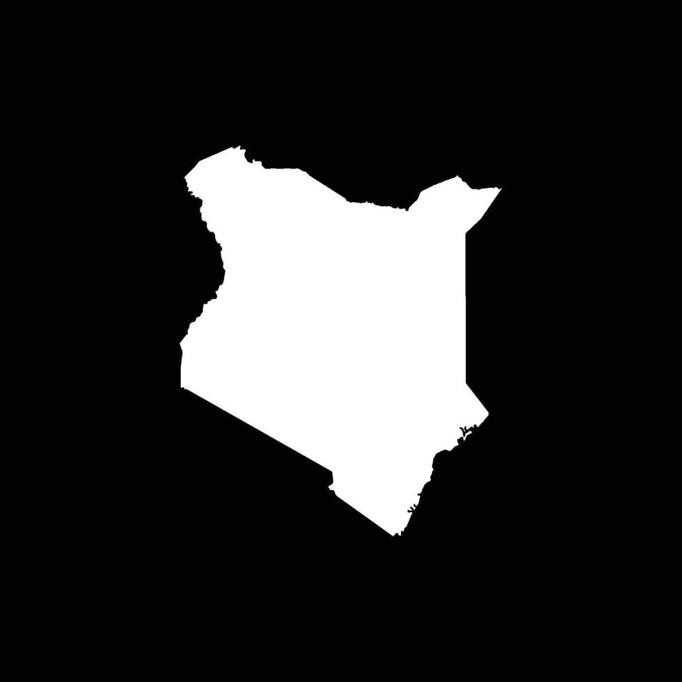 Kenya map icon vector
