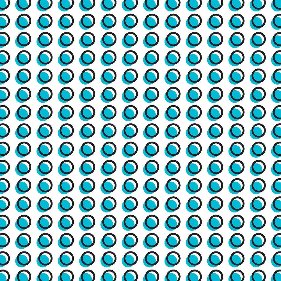 Polka dot and circle background vector