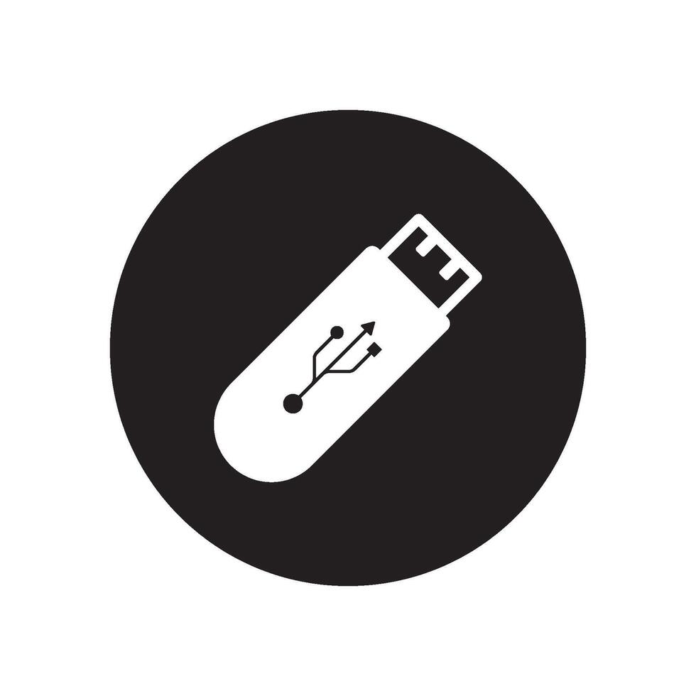 USB icon vector