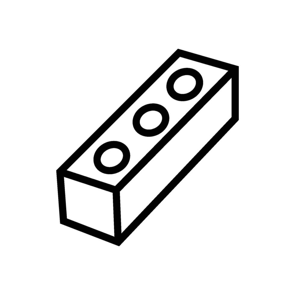 Brick icon vector