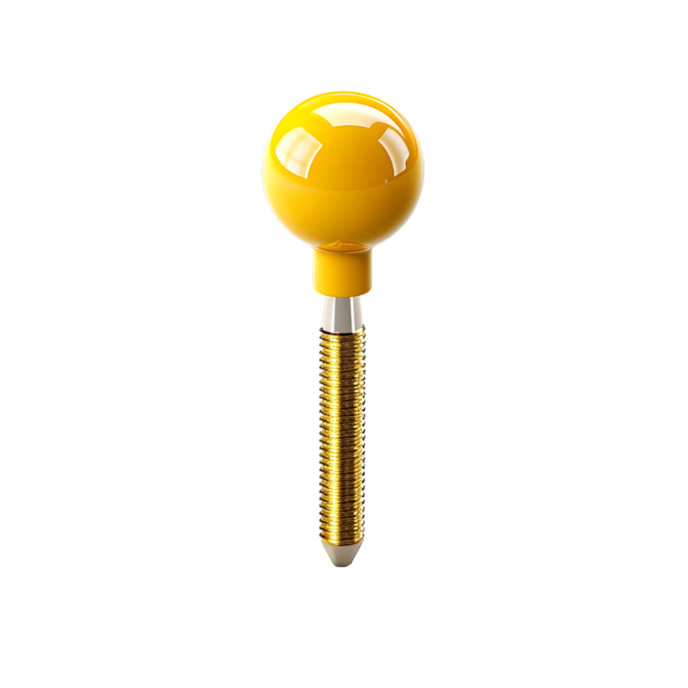 AI generated Pushpin isolated on png background