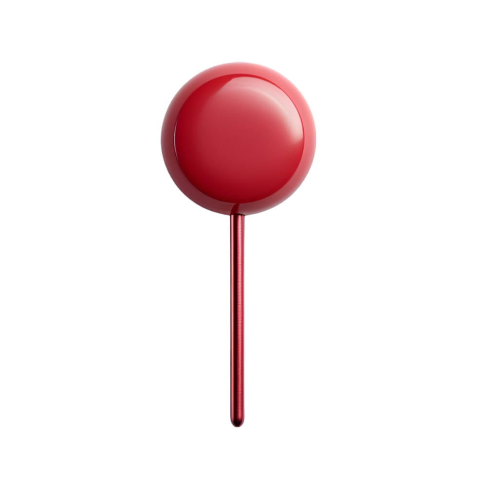 AI generated Pushpin isolated on png background