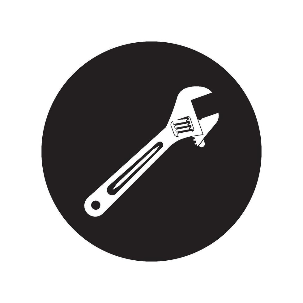 Pipe wrench icon vector