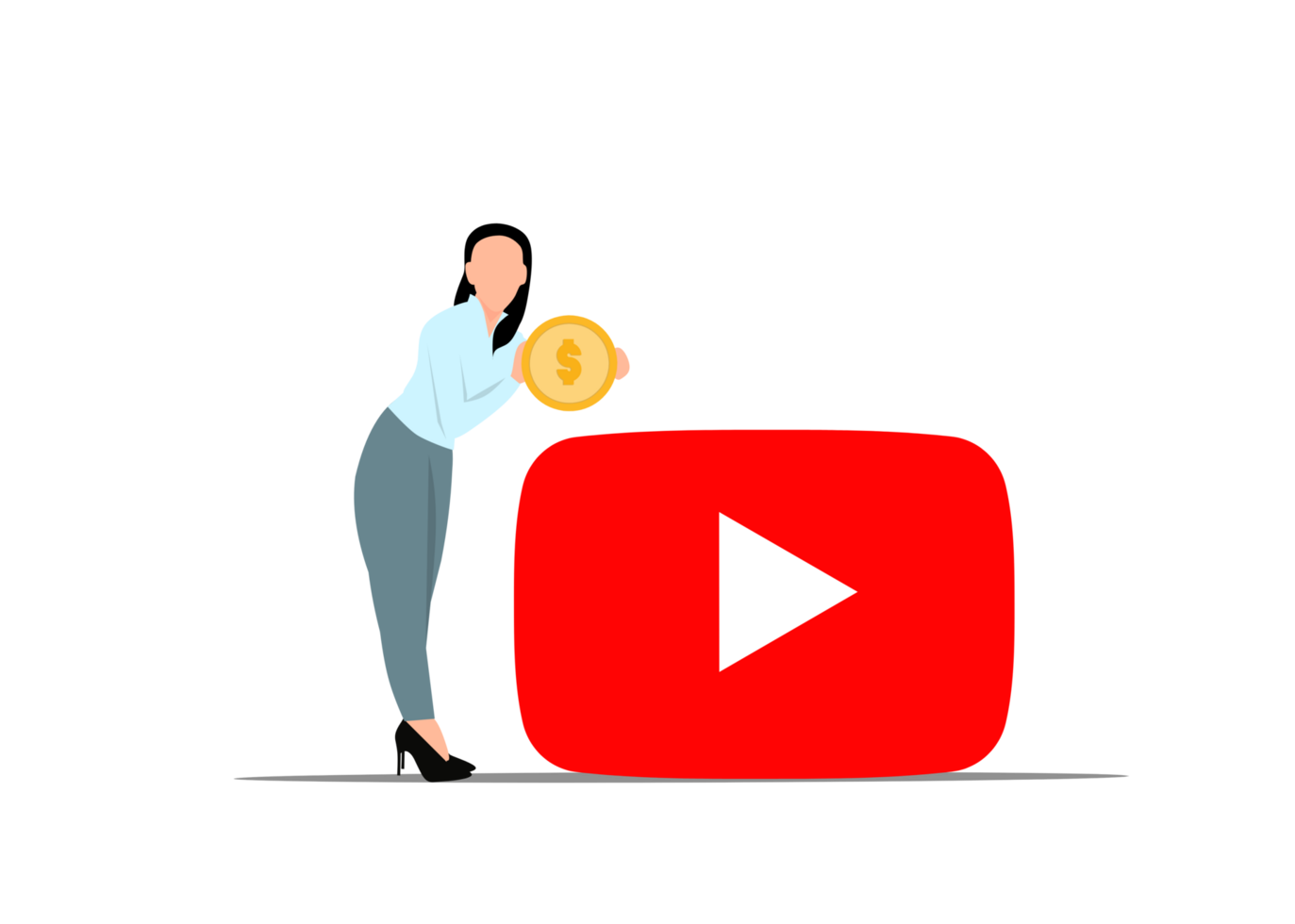 Youtube canal monetización png