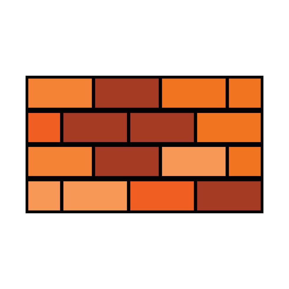 Brick icon vector