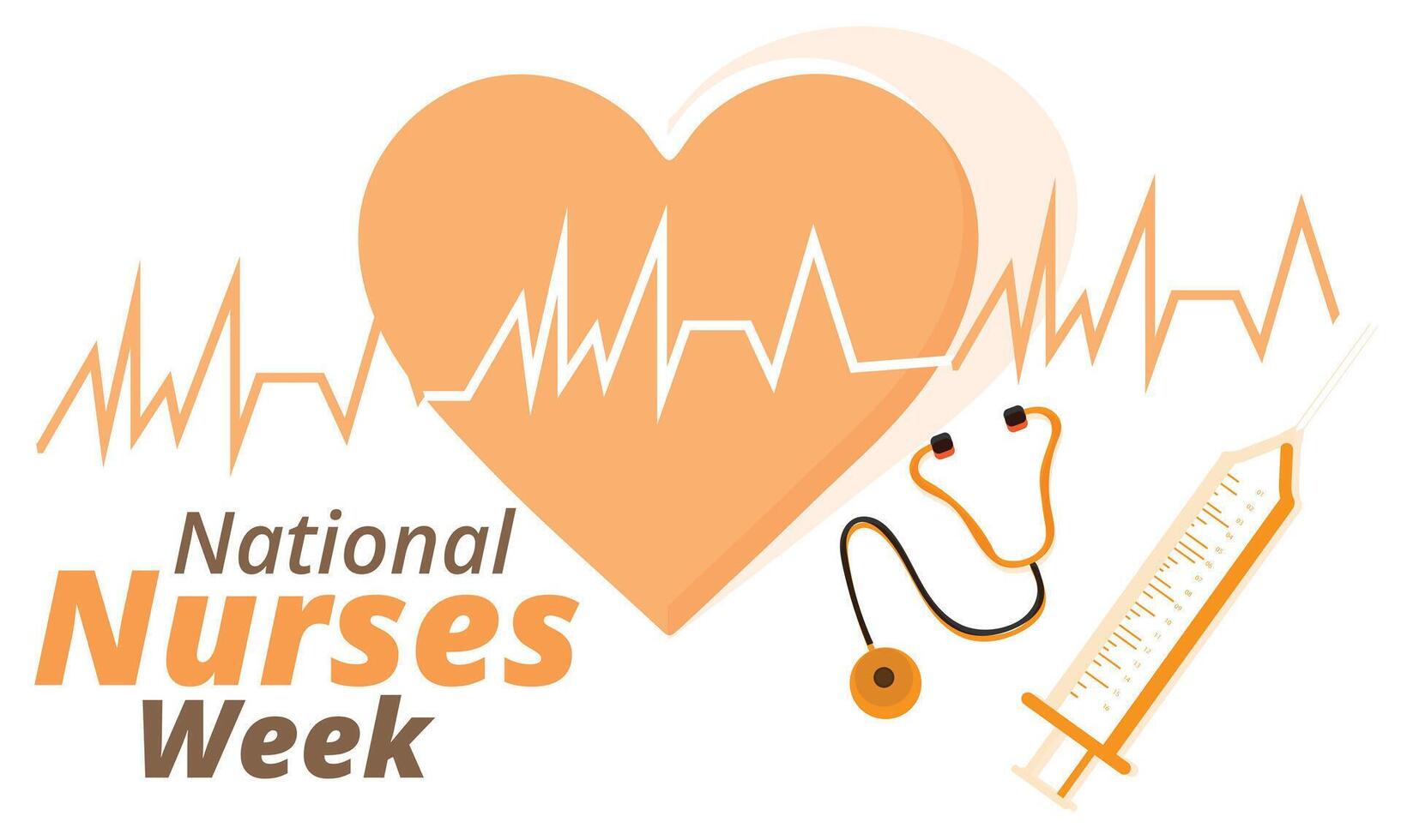 National Nurses Week. background, banner, card, poster, template. Vector illustration. 41385274