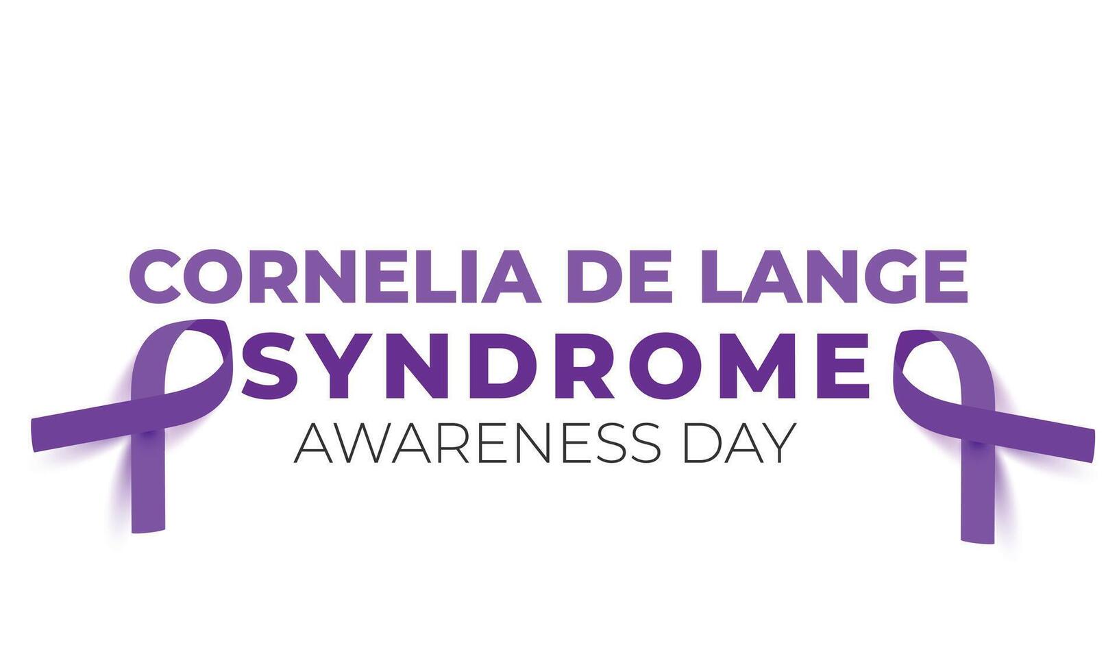 Cornelia de Lange syndrome awareness day. background, banner, card, poster, template. Vector illustration.