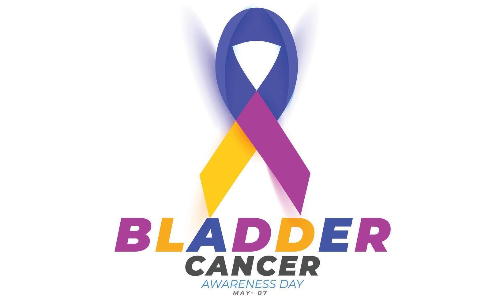 Bladder Cancer awareness day. background, banner, card, poster, template. Vector illustration.