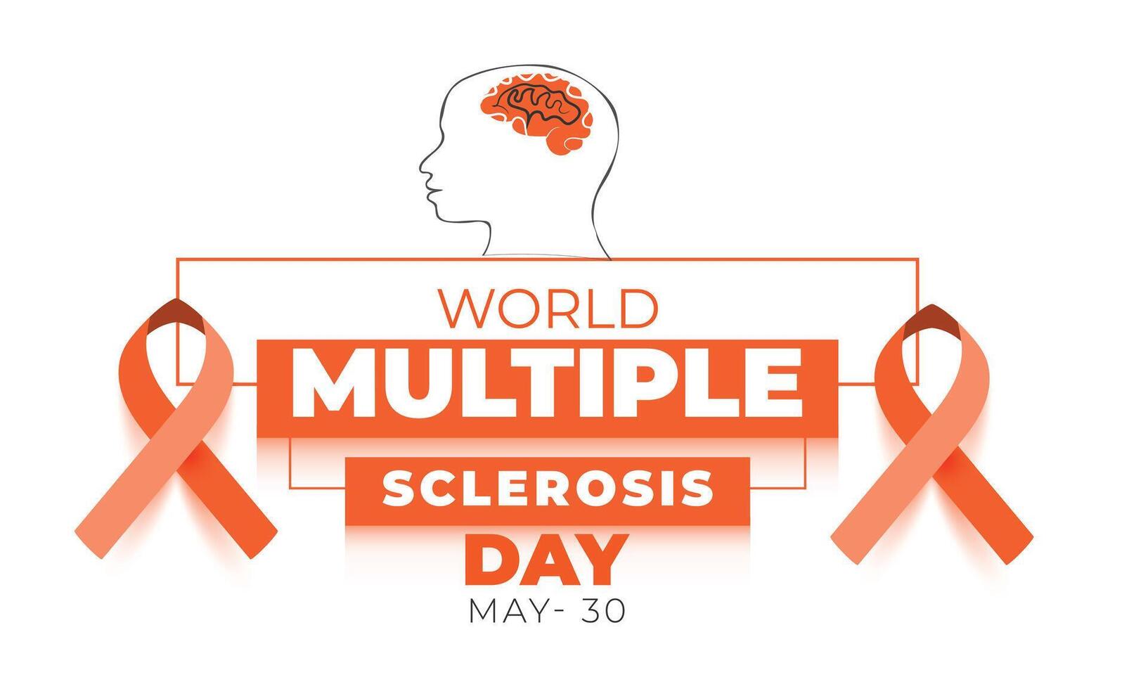 World Multiple Sclerosis Day. background, banner, card, poster, template. Vector illustration.