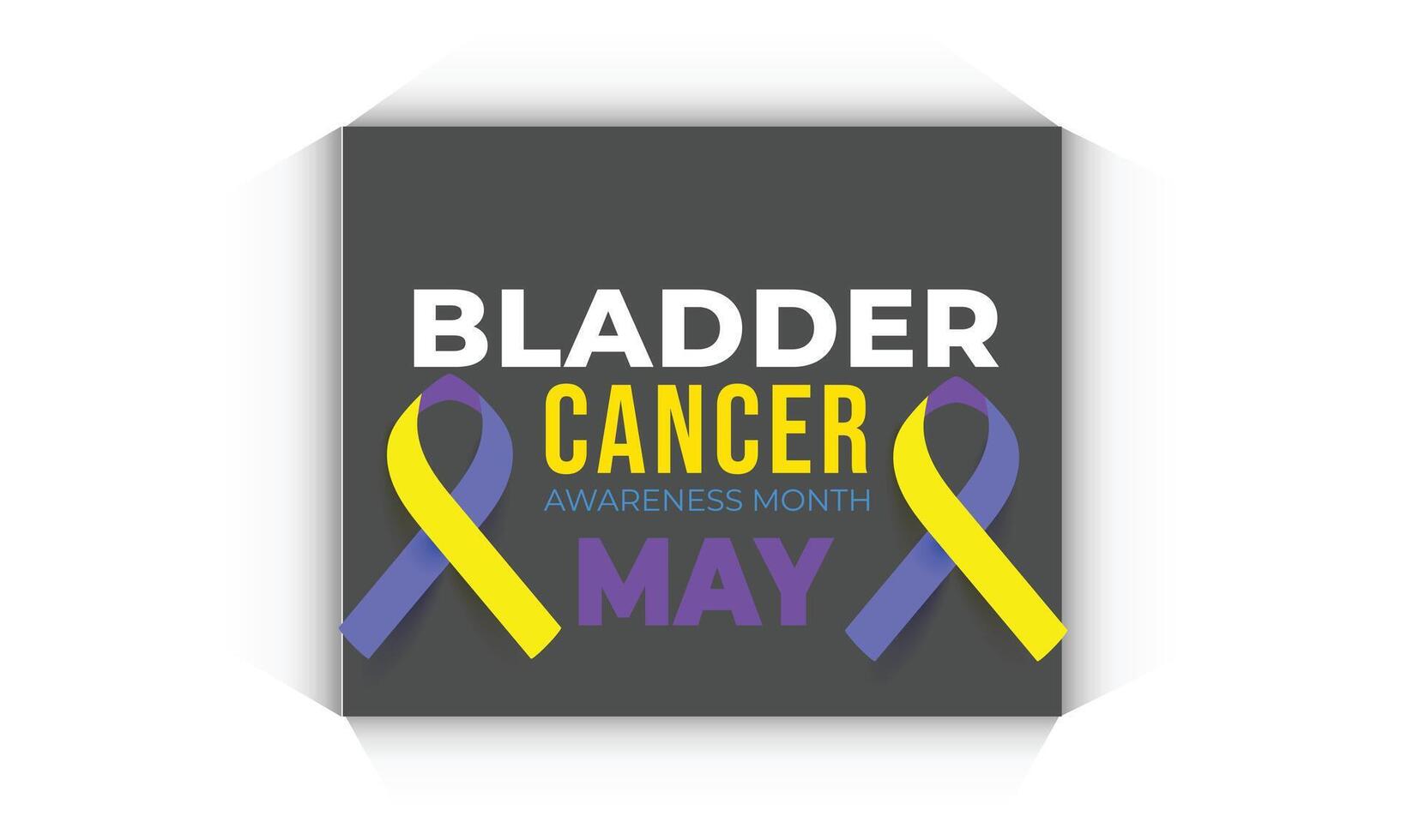 Bladder Cancer awareness month. background, banner, card, poster, template. Vector illustration.