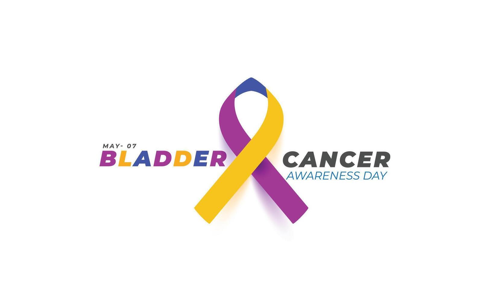 Bladder Cancer awareness day. background, banner, card, poster, template. Vector illustration.