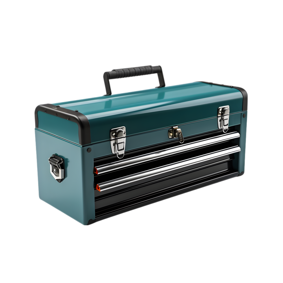 AI generated suitcase isolated on transparent background png