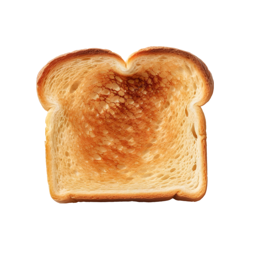 AI generated Slices of bread isolated on transparent background png