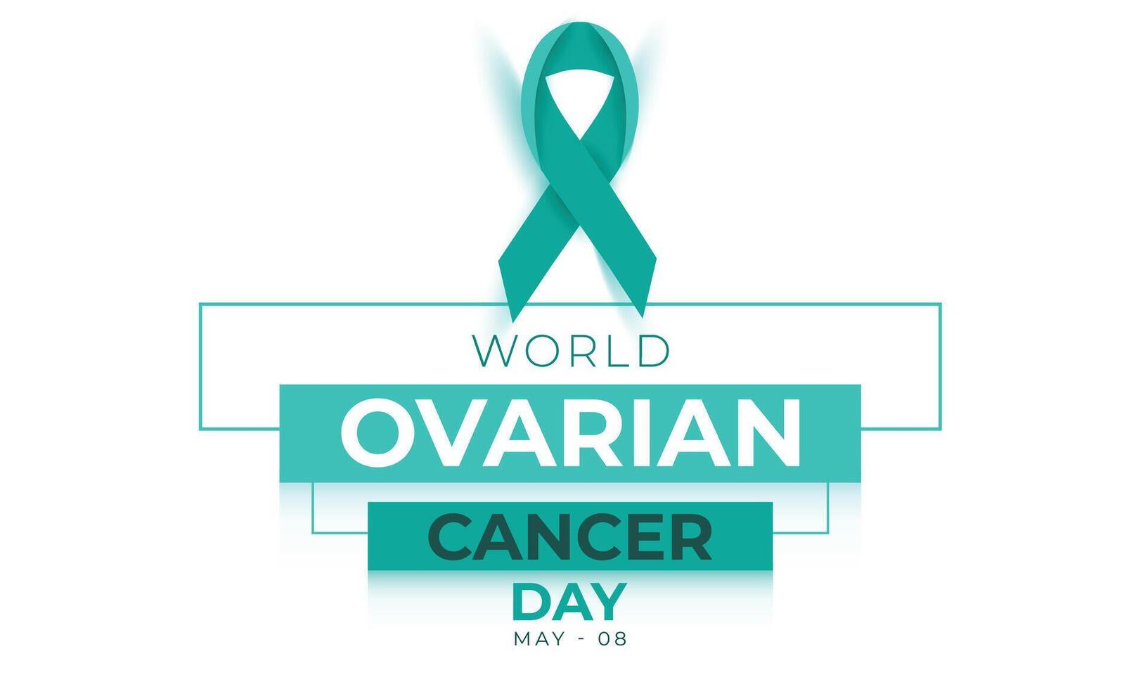 World Ovarian Cancer Day. background, banner, card, poster, template. Vector illustration.