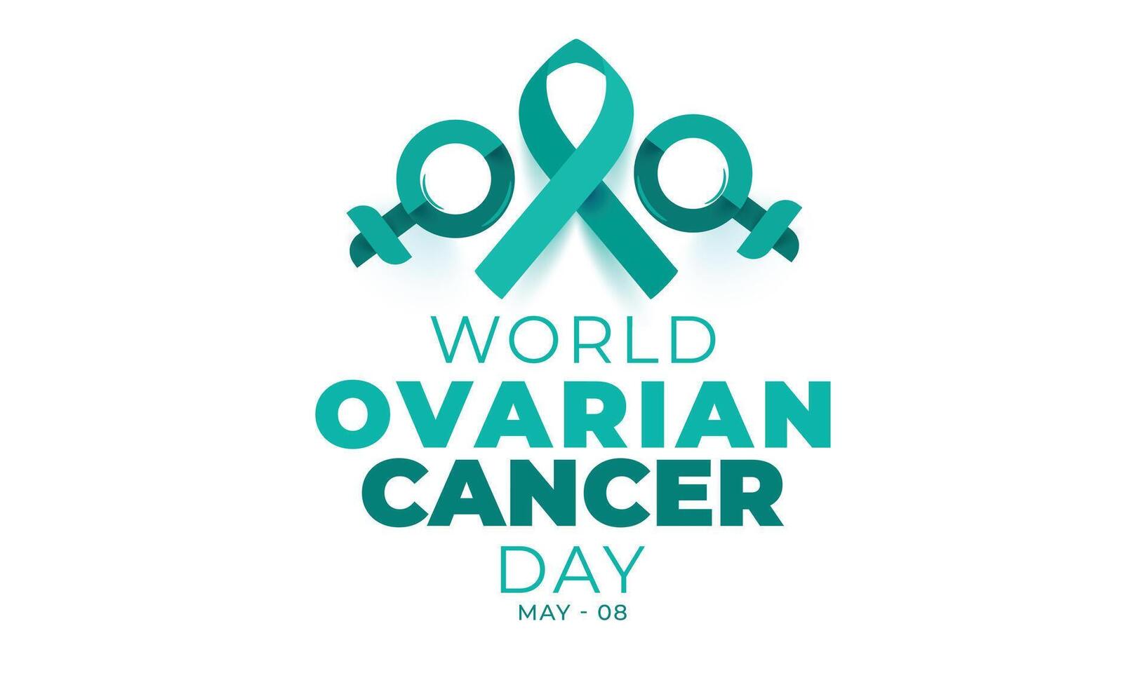 World Ovarian Cancer Day. background, banner, card, poster, template. Vector illustration.