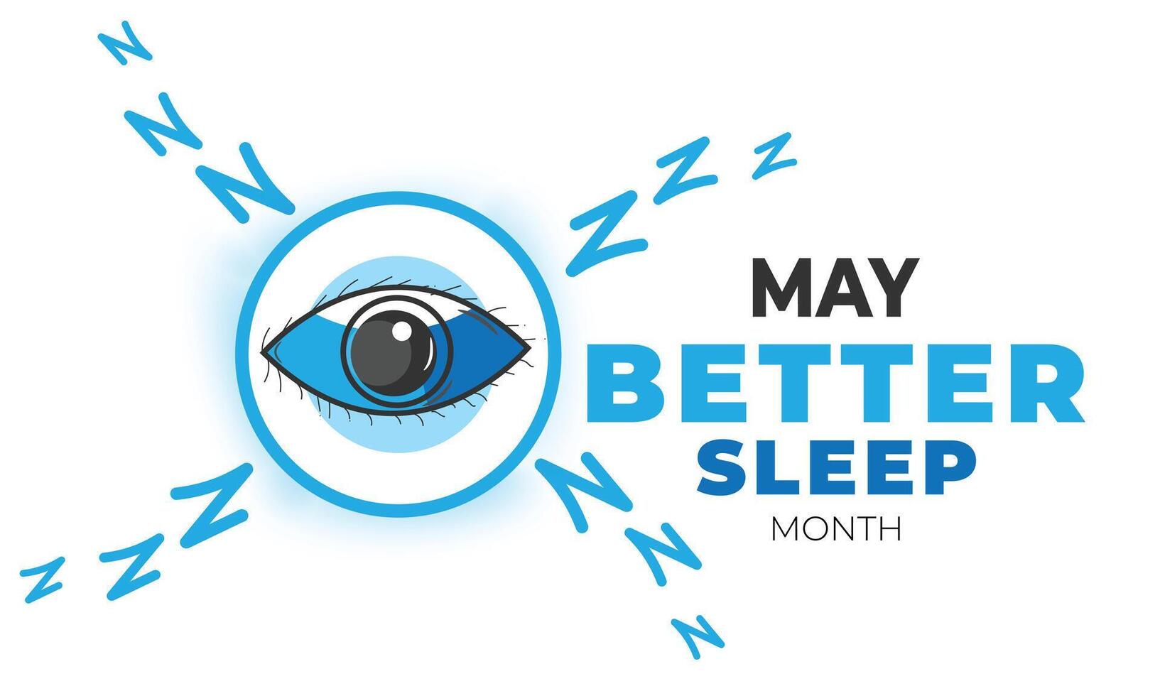 Better Sleep Month. background, banner, card, poster, template. Vector illustration. 41385843