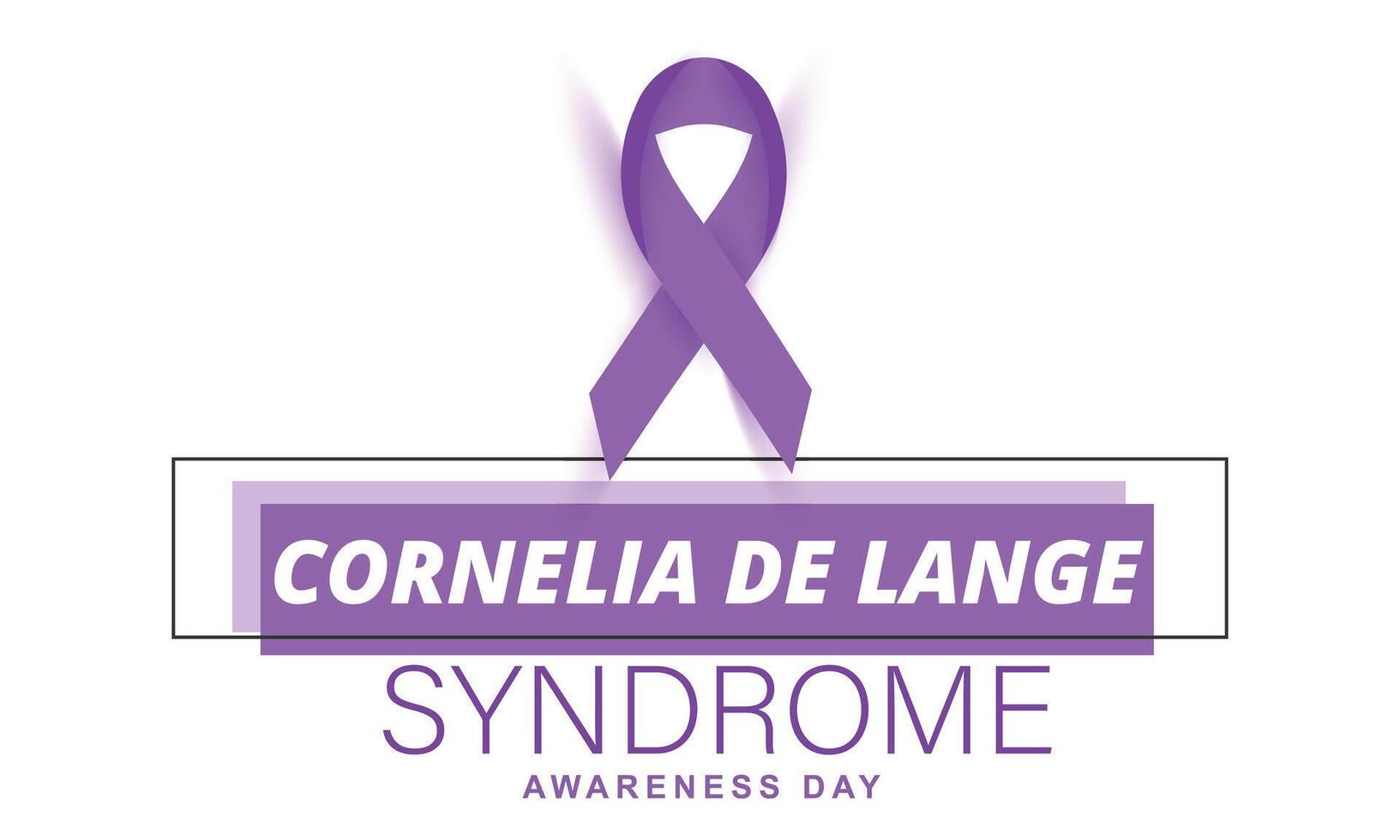 Cornelia de Lange syndrome awareness day. background, banner, card, poster, template. Vector illustration.