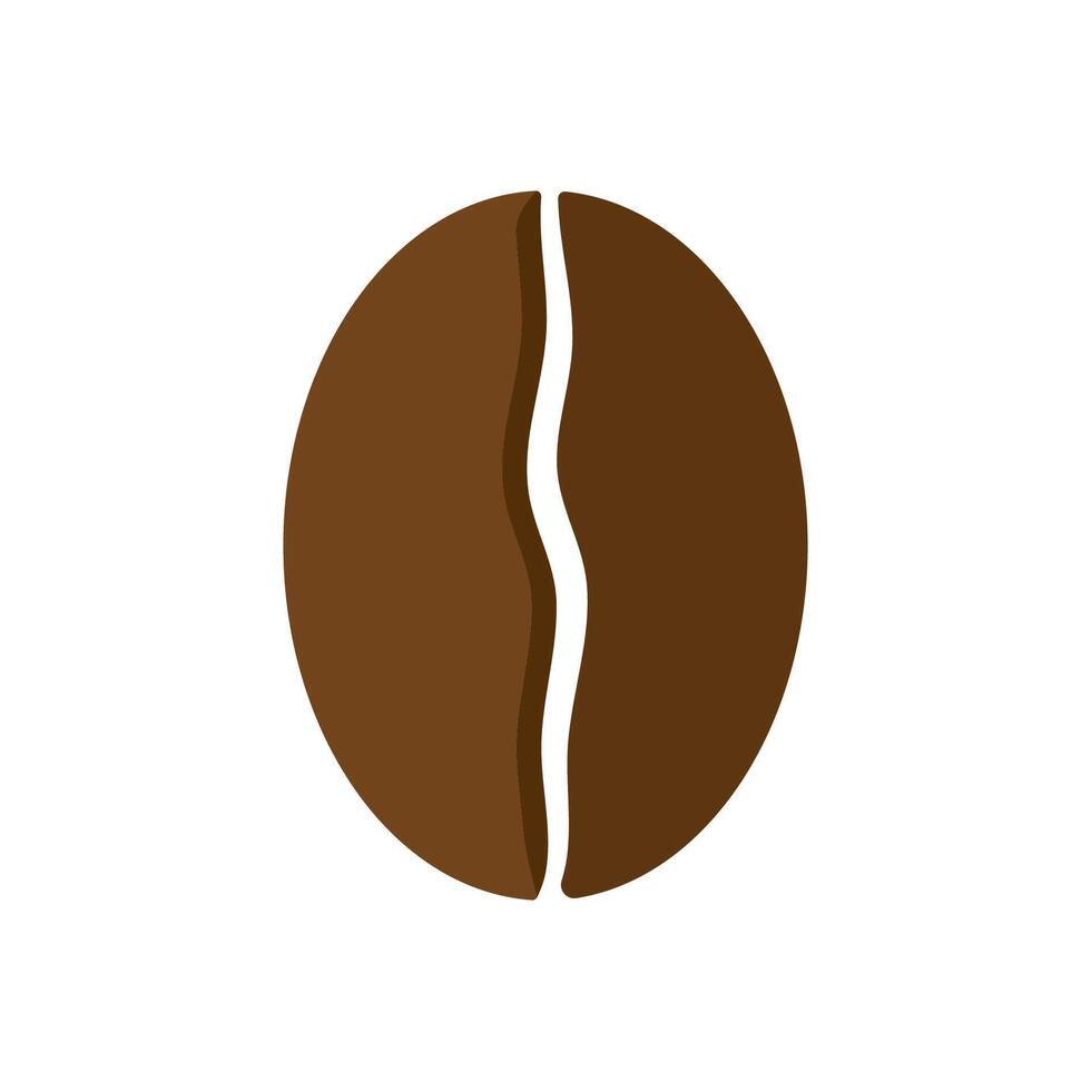 Coffee bean icon vector